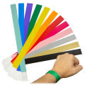 Tear-Resistant Waterproof Paper Wrist Strap Party Paper Bracelet Multicolored Event Ticket Wristbands Identification Band Creek. 