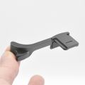 (New) Arelene metal hot shoe thumb rest hand grip for Leica Q3 camera hotshoe bracket adapter Black.