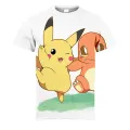 Summer 2023 New Pikachu Anime Men's And Women's T-shirt Trend Women Cute Fashion Children's Short-sleeved T-shirt. 