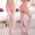 Women Stockings Lace Top Thigh High Long Socks Over the Knee Socks Nightclubs Transparent Stocking. 