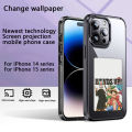 DIY Phone Case For iPhone 13 14 15 Pro Max Protective Cover Personalized Epaper Battery Free Eink Screen Smart NFC APP Refresh. 