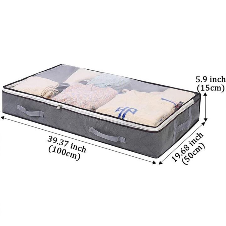 53L%20Large%20Capacity%20Under%20Bed%20Storage%20with%20Transparent%20Window%20Clothes%20Storage%20Bag%20with%20Compartment%20Large%20Storage%20Bags%20-%20Image%202