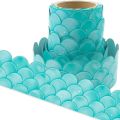 bulletin board border-1 Roll x mermaid board border-Blue. 
