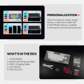 FANTECH MK913 ATOM PRO83 RGB Mechanical Gaming Keyboard Mercury Black & Saturn Grey Layout Red Switch & Blue Switch. 