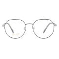 [ New ] Ultra-Light Plate Plain Glasses Rim Women in Wind IP Electroplating 6387 Retro Glasses Frame Mixed Batch glae. 