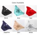 Cool Ice Silk Low-rise Underwear Men's Solid Smoth Seemless Briefs Soft Bugle Pouch Panties Comfortable Breathable Bikini.
