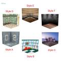 1/12 Scale Backdrop Show Display Organizer Collection Diorama for Action Figures. 