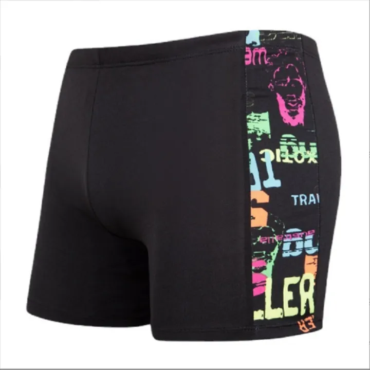 Anti-Embarrassment%20Men's%20Swimming%20Trunks%20plus-Sized%20plus%20Size%20Boxer%20Swim%20Trunks%20Set%20Fashion%20Printed%20Men's%20Hot%20Spring%20Bathing%20Suit%20-%20Image%202