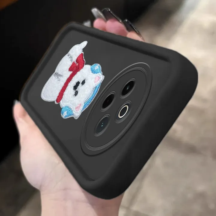 Tokifu%20For%20VIVO%20T4%205G%20With%20DIY%20Cute%20Puppy%20Sticker%20-%20Step%20Lens%20Full%20Pack%20Thickened%20Anti-Drop%20Silicone%20Phone%20Case%20-%20Image%203