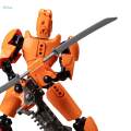 Multi Jointed Movable Robot Desktop Decoration Hand Painted Figure Action Figure for.