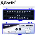 20Pcs/Kit Dental Orthodontic Ceramic Brackets Roth/MBT Standard Monoblock Type 022 345 Hooks Orthodontia Braces Dentistry Tools. 