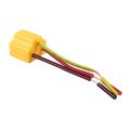 4 Pcs H4 9003 HB2 Female Ceramic Wire Harness Headlight Sockets Plug. 