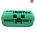 Minecraft Pencil Case Kids Boys Girls Canvas Double Zip Pencil Case Bag Gift UK. 