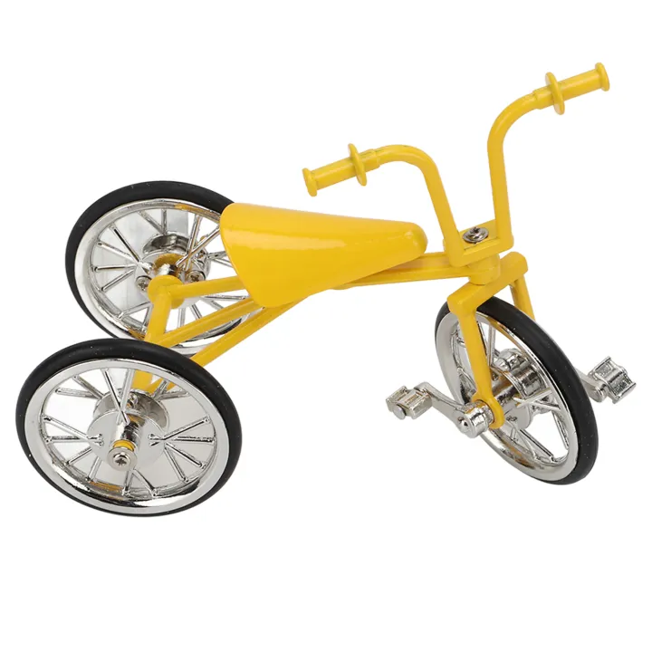 Toy%20Tricycle%20Model%203D%20Car%20Removable%20Ornament%20Metal%20Rubber%20Bike%20for%20Any%20Age%20Birthday%20Yellow%20-%20Image%207