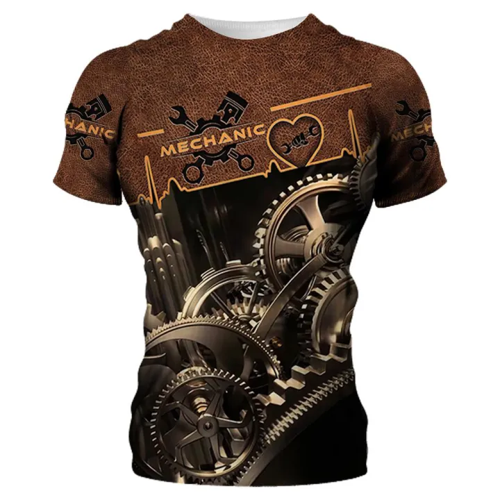Vintage%20Men's%20T-shirt%203d%20Printed%20Mechanical%20Tool%20Pattern%20Ordinary%20Short-sleeved%20High%20Street%20Streetwear%20Tees%20Tops%20Men's%20Clothing%20-%20Image%203