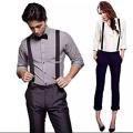 Suspenders Strap Clips Adjustable Wedding Belt Shirt Y-Back Tuxedo Elastic Suit Braces - Belt For Men.
