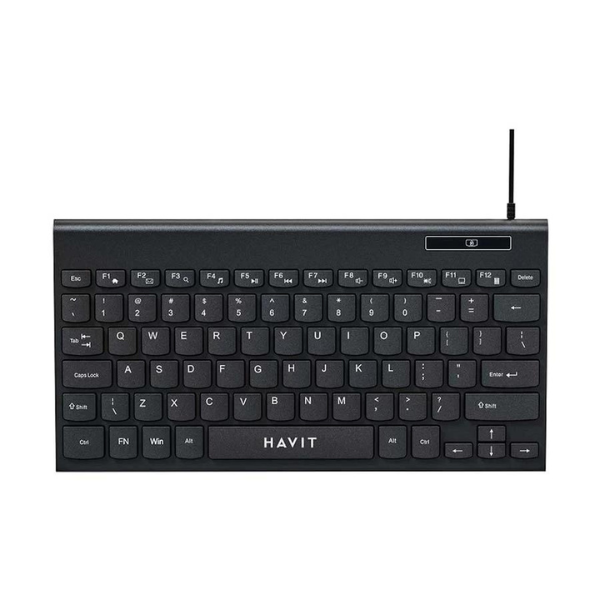 Havit KB224 Wired Black Mini Keyboard With Bangla