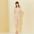 Semir Thermal Underwear Suit Men Autumn And Winter Thickened Brushed Red Couple Neck Autumn Clothes Long Pants. 