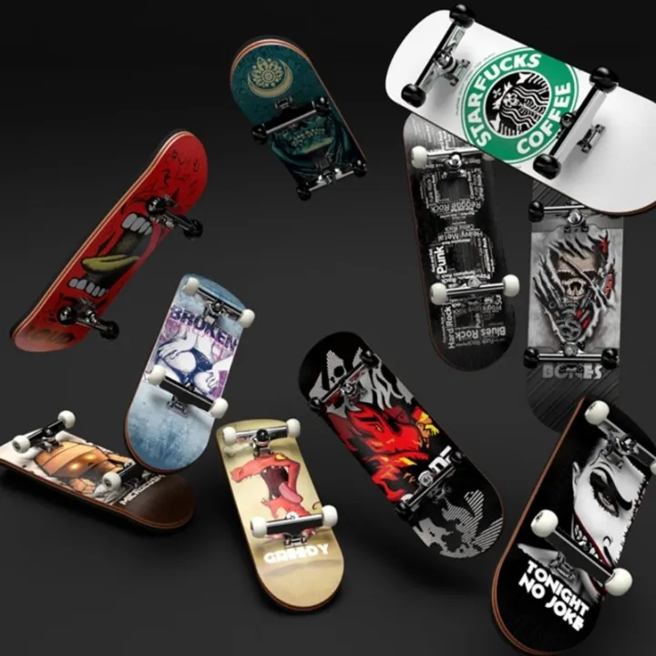 Wooden%20Fingerboard%20Fingerboard%20Set%20Finger%20Scooter%20Finger%20Skate%20Board%20Maple%20Wood%20Professional%20Mini%20Skateboard%20Kid%20Toys%20for%20Boys%20-%20Image%204