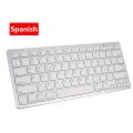 Portable Wireless Bluetooth Keyboard Spanish Keyboard Korean 78 Key For Tablet Desktop Laptop Pc Ultra Thin Keyboard German. 