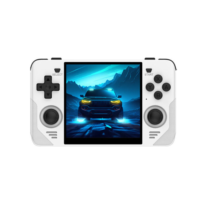 POWKIDDY RGB30  4 Inch IPS Screen Handheld Game Console Built In WIFI＋Bluetooth 16GB+128GB(Blue)