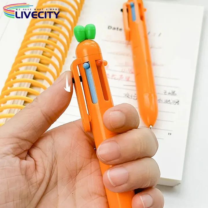Signing%20Pen%20Carrot%20Shaped%20Ballpoint%20Pen%206%20Color%20Retractable%20Stationery%20Pen%20for%20School%20Smooth%20Writing%20Ideal%20for%20Southeast%20Asian%20Buyers%20-%20Image%206