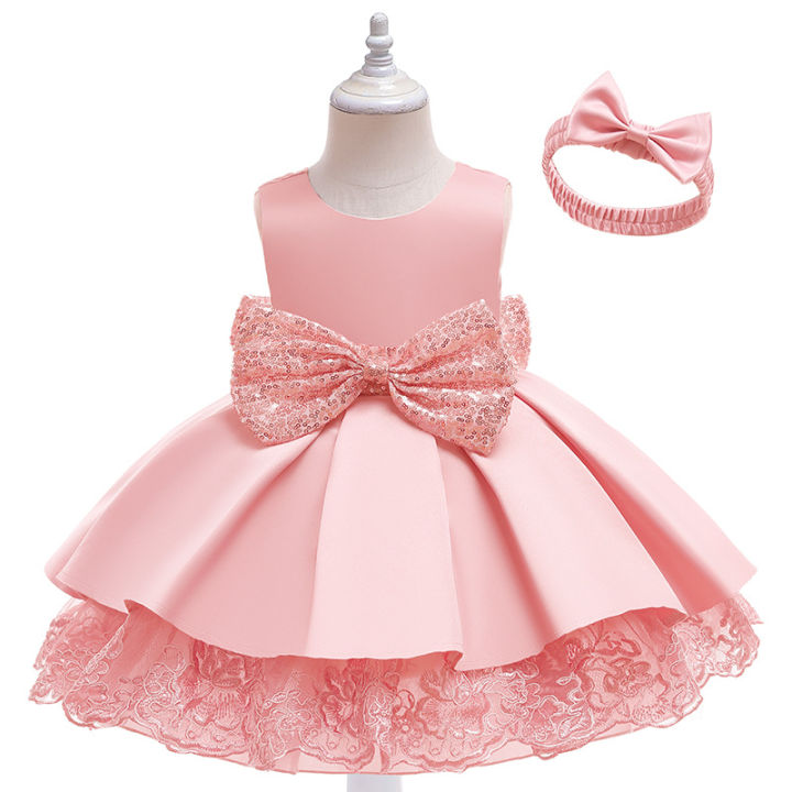 New%20Sleeveless%20Set%20Girls'%20Princess%20Bunny%20Party%20Children's%20First%20Year%20Dress%20-%20Image%207