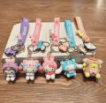 Kawaii Sanrioed Hello Kitty Rubber Keychain.