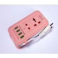 universal travel multi charger 4 USB PORT with multiplug MAXLINE ML-604 Multi-plug With 4 USB Port And 5pin Socket 6 FEET CABLE SAFETY SHUTTER MILTIPLUG FAST CHARGING.