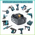 Original Makita 18V Battery 5.0Ah Rechargeable Power Tools Battery with LED Li-ion Replacement LXT BL1860B BL1860 BL1850 5000mAh. 