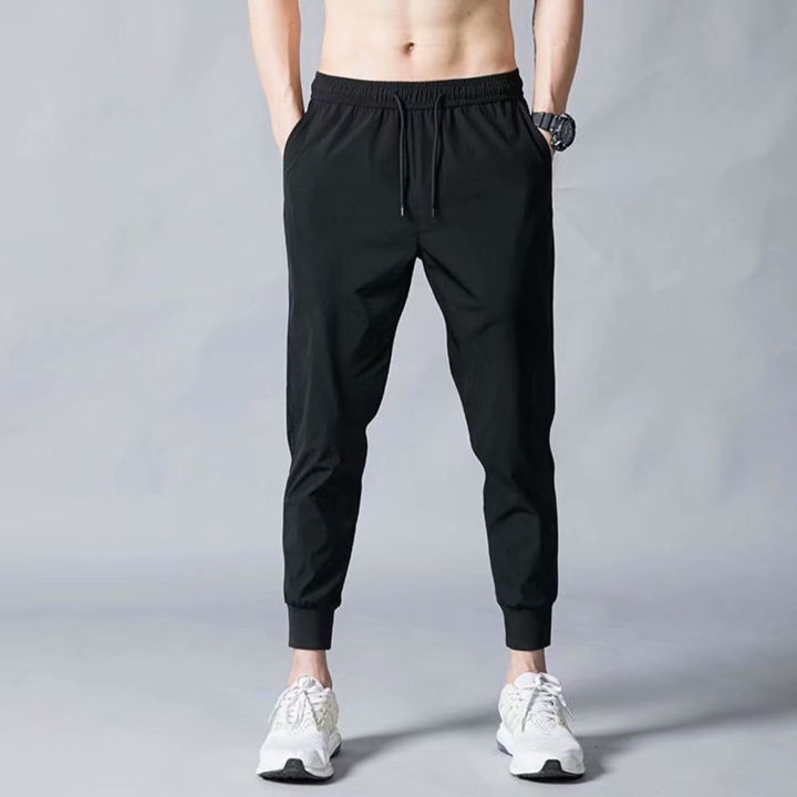 Sunnyheart%20Men%20Trousers%20Mid%20Waist%20Lace-up%20Mid%20Rise%20Working%20Pants%20-%20Image%203