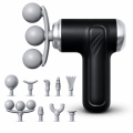 3-Head Fascia Gun – Rechargeable Deep Tissue Massage Gun with 9 Interchangeable Massage Heads, Portable Muscle Massager for Shoulders, Back, Waist, Arms & Legs Home Fitness Recovery.