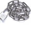 Bicycle Chain Lock, Cannot Be Cut with Bolt Cutters Or Hand Tools, Premium Case-Hardened Security Chain. 