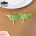 Carat Pendant Earrings Big Round Circle Charm Butterfly Hoop Earrings Fashion Accessories. 