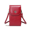 Panyin Leather Goods 2024 Spring Summer New RFID Small, Lightweight and Simple Oil Wax Mobile Phone Bag Versatile Women's Shoulder Bag. 