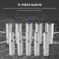 11pcs 1/4 inch Drive Deep Socket Set Socket Hex Reparatie Tool. 