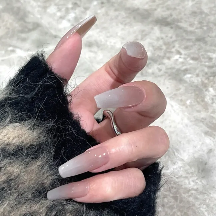 24pcs%20Nails%20Long%20Square%20Love%20Heart%20Designed%20Rouge%20Nail%20Art%20Full%20Cover%20Press%20On%20Nail%20Tips%20Women%20Finished%20Nail%20Extension%20-%20Image%206