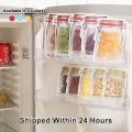【Hey my home】10PCS Mason Jar Bottles Candy Cookies Bag Seal Fresh Food Storage Bag Snacks Organizer Kitchen.