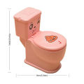 BBGS Tricky Water Toilet Jet Toys Toys Mini Toilet Spoof Water Jet Toilet Tricky Children's Education Toys Early Education Toy Gifts for Kids. 