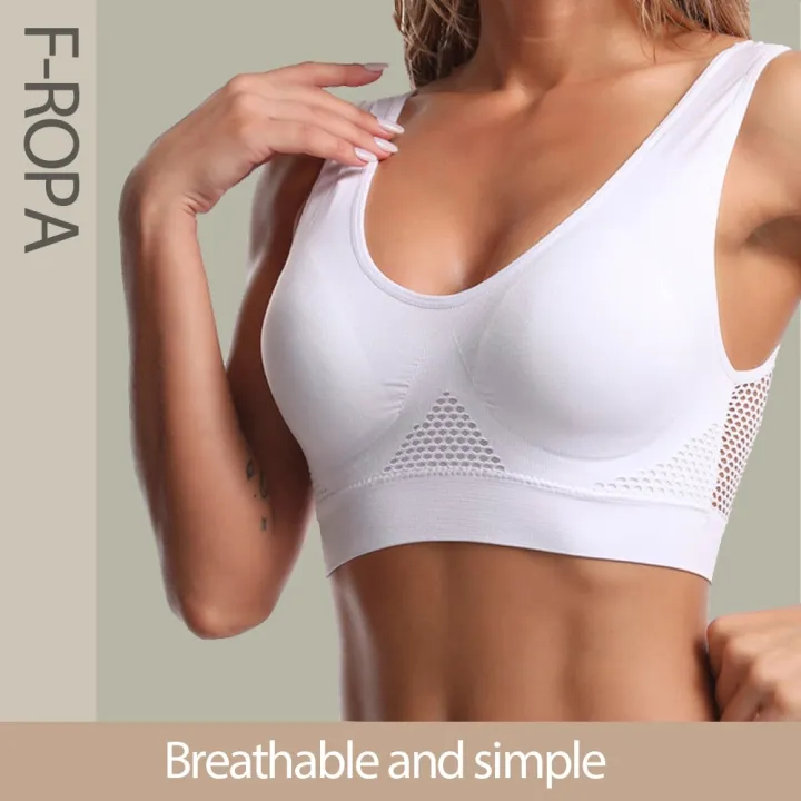 F-ROPA%20Seamless%20Sports%20Bras%20For%20Women%20Bras%20S-6XL%20Plus%20Size%20Underwear%20Push%20Up%20Mesh%20Top%20Bra%20Without%20Bones%20Frame%20Unwired%20Bras%20-%20Image%204