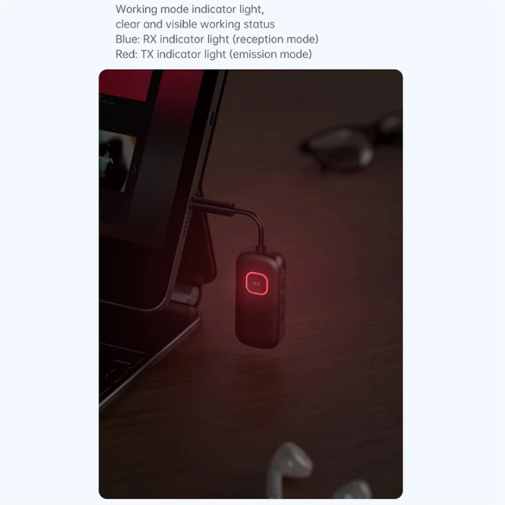 -LL/HD/AD%20Bluetooth%205.2%20Receiver%20Transmitter%20Stereo%20Audio%203.5mm%20Adapter%20for%20Car%20TV%20Speakers%20Headphones%20Easy%20Install%20-%20Image%204