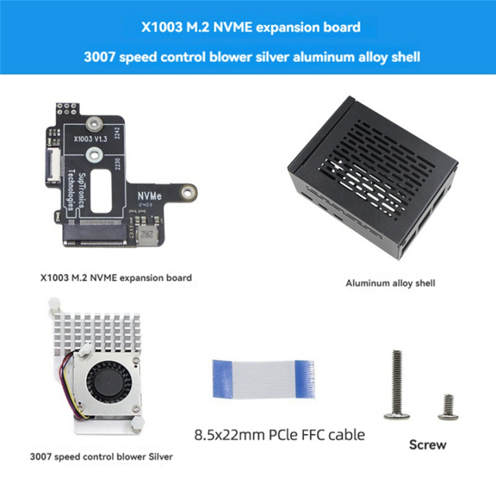 NAMUNY%20For%205%20PCIe%20to%20M.2%20NVMe%20HAT+Radiator+Case%20SSD%20MINI%20Adapter%20Board%20for%202242%202230%20NVMe%20SSD%20Expansion%20Board%20-%20Image%208