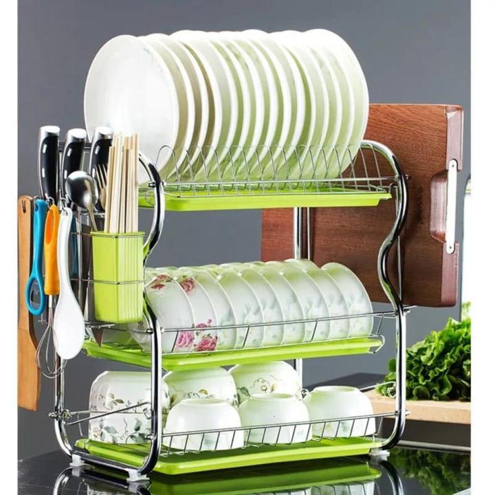 3 Layer High Quality Kitchen Dish Rack