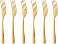 Newfangled - Stainless Steel Fork Spoon set Ceramic Desing With Plastic Handel ( 6 Pcs set) - Kitchen & Dining - Modern and Trendy.