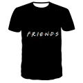 Friends Tv Show Tshirt Men Women T-shirts Tops Femme Clothes Female T-shirt Harajuku Summer Children Girls Streetwear T-shirts.