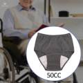 Elderly Incontinence Diaper Soft /Washable /Reusable/ Waterproof/ Underwear Nappy Incontinence Briefs Diaper Cover for Men Women Elderly Seniors , Dark. 