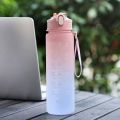 Water Container Contracted Smile Bottle-Cup Cups Cover Included.