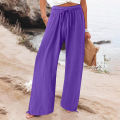 Ladies High Waist Sweatpants Women's Straight Pant.