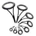 8 Pcs/Set Fishing Rod Guides Tip Fish 5-18Mm Dia Pole Repair Kit. 