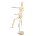 Wooden Mannequin, Wooden Figures 16in Mini Various Shapes for Desks for Bedside Tables for Bookshelves. 